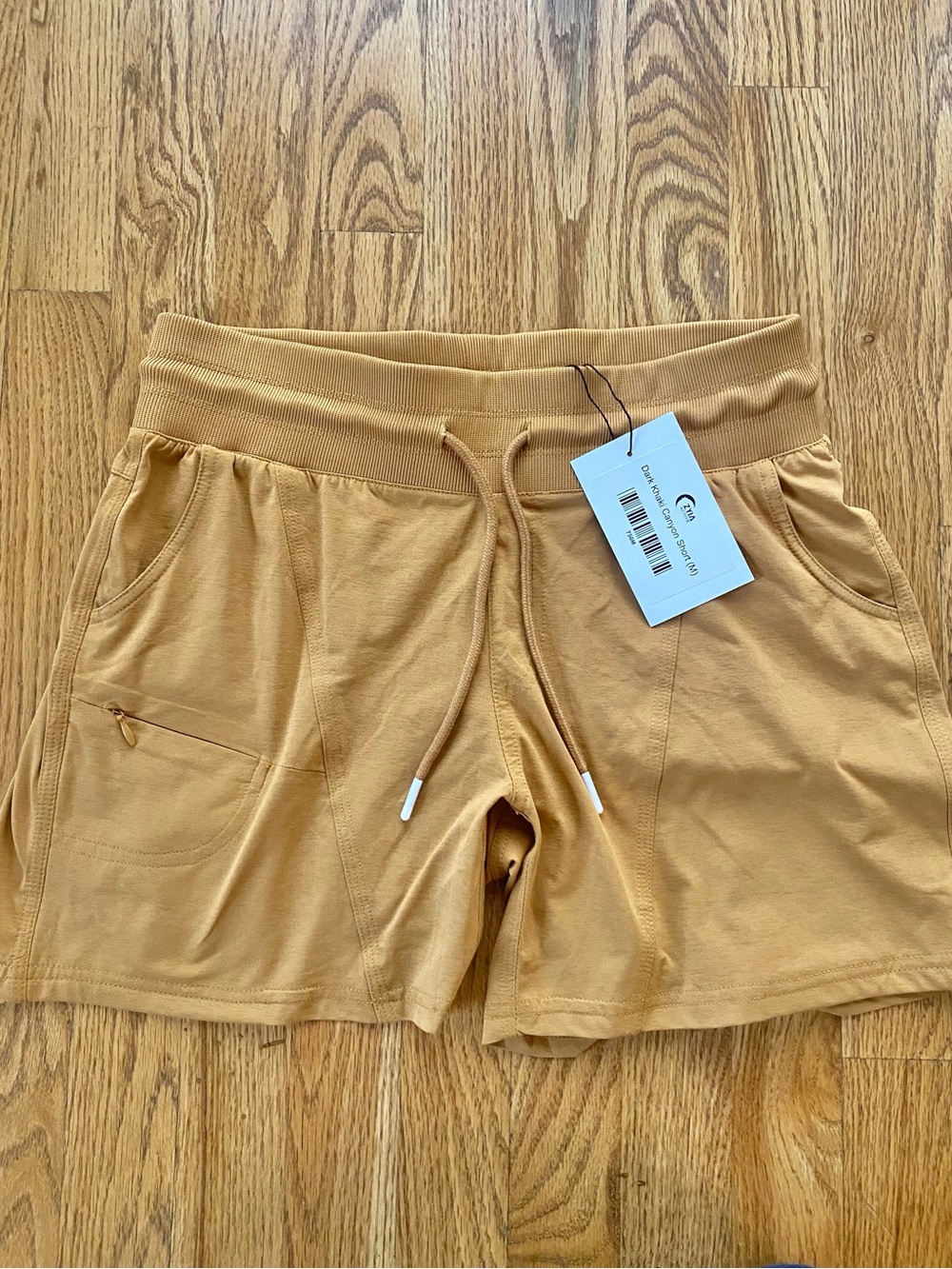 Zyia Active Dark Khaki Canyon Shorts | Size Medium - Picture 6 of 7